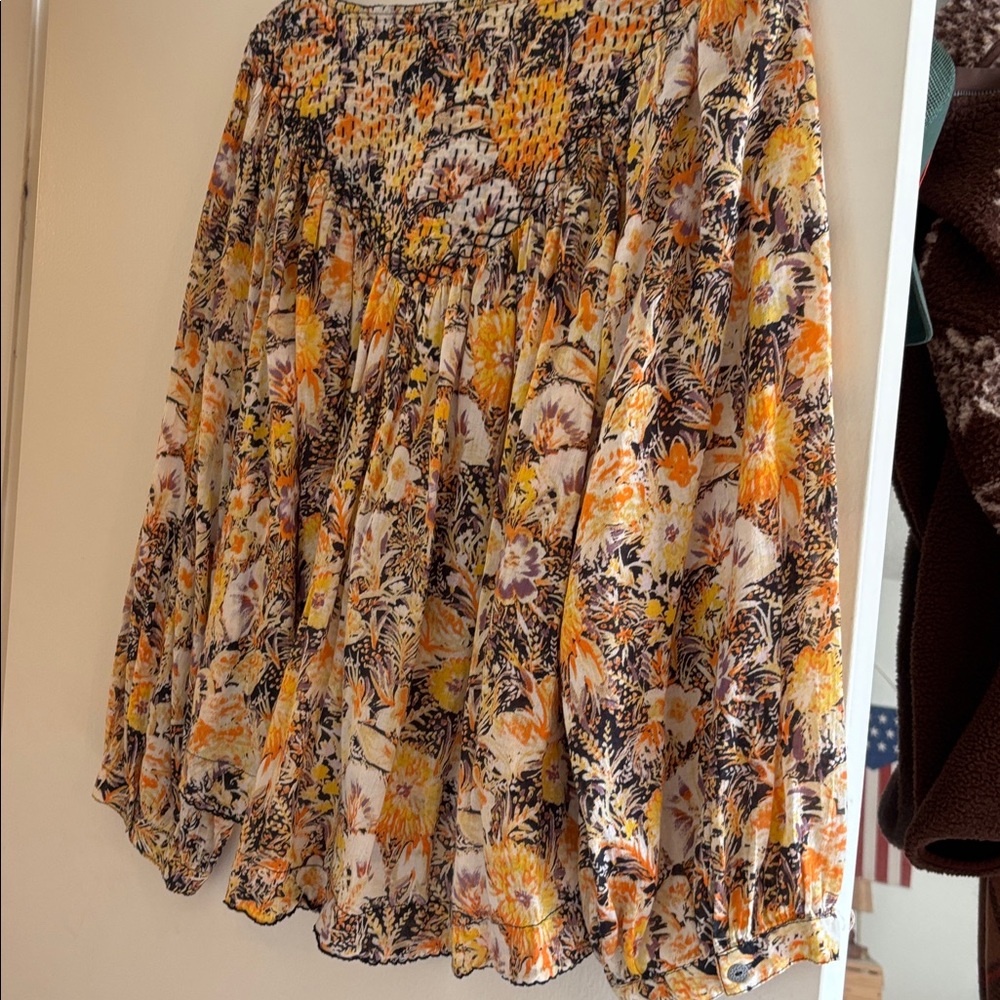 FREE PEOPLE BLOUSE FALL🍁✨🌲 - Picture 6 of 7